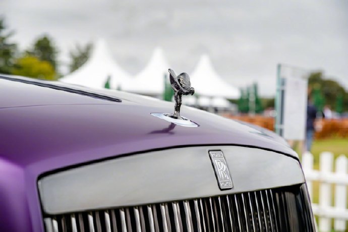 超有个性的紫色劳斯莱斯，你们有见到过吗！