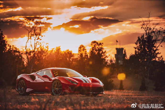 法拉利488Pista！激情澎湃的一抹红！
