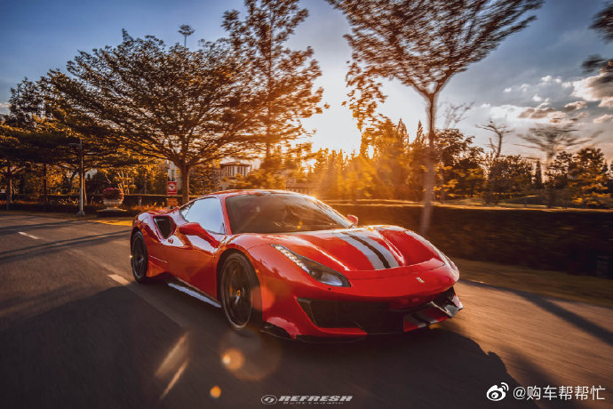 法拉利488Pista！激情澎湃的一抹红！