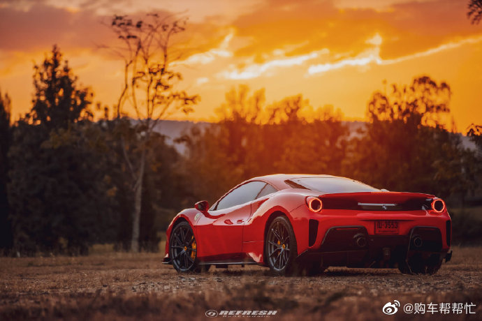 法拉利488Pista！激情澎湃的一抹红！