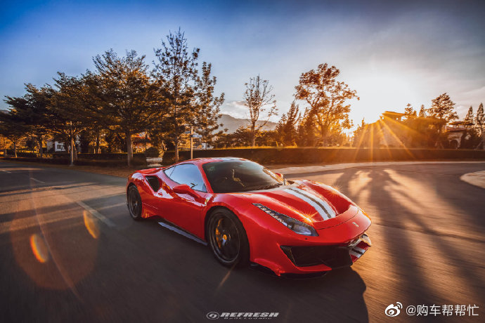 法拉利488Pista！激情澎湃的一抹红！