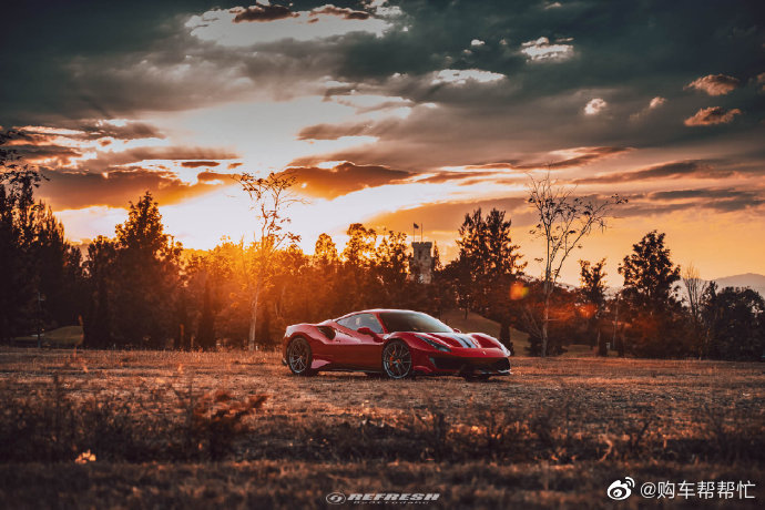 法拉利488Pista！激情澎湃的一抹红！