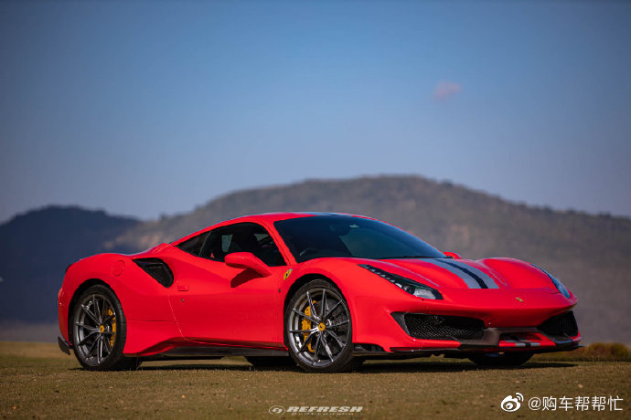 法拉利488Pista！激情澎湃的一抹红！