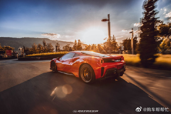 法拉利488Pista！激情澎湃的一抹红！