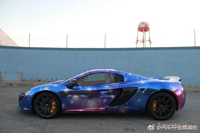 汽车美图赏析：星空版迈凯伦 650S Spider