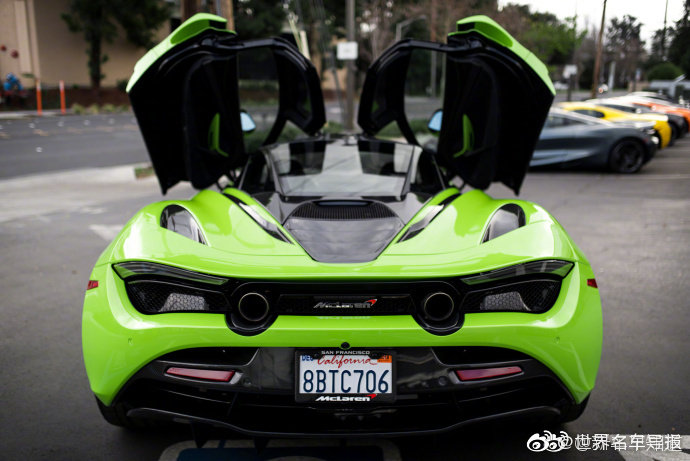 迈凯伦720 S，春色绿，美不胜收啊！！！