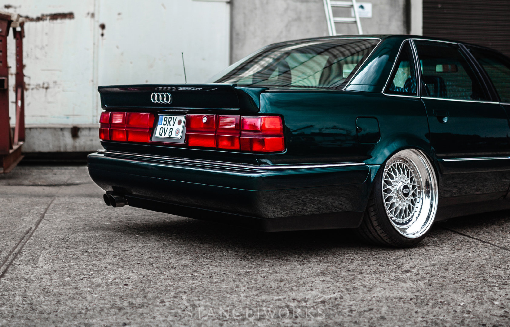 此V8非彼V8，1991 Audi V8 Sedan Via：stanceworks