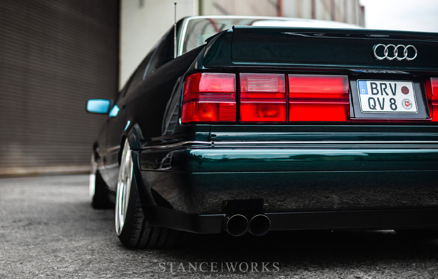 此V8非彼V8，1991 Audi V8 Sedan Via：stanceworks