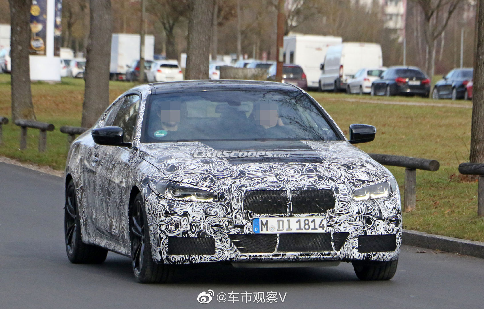 宝马4夸张大嘴格栅，真实锤了！