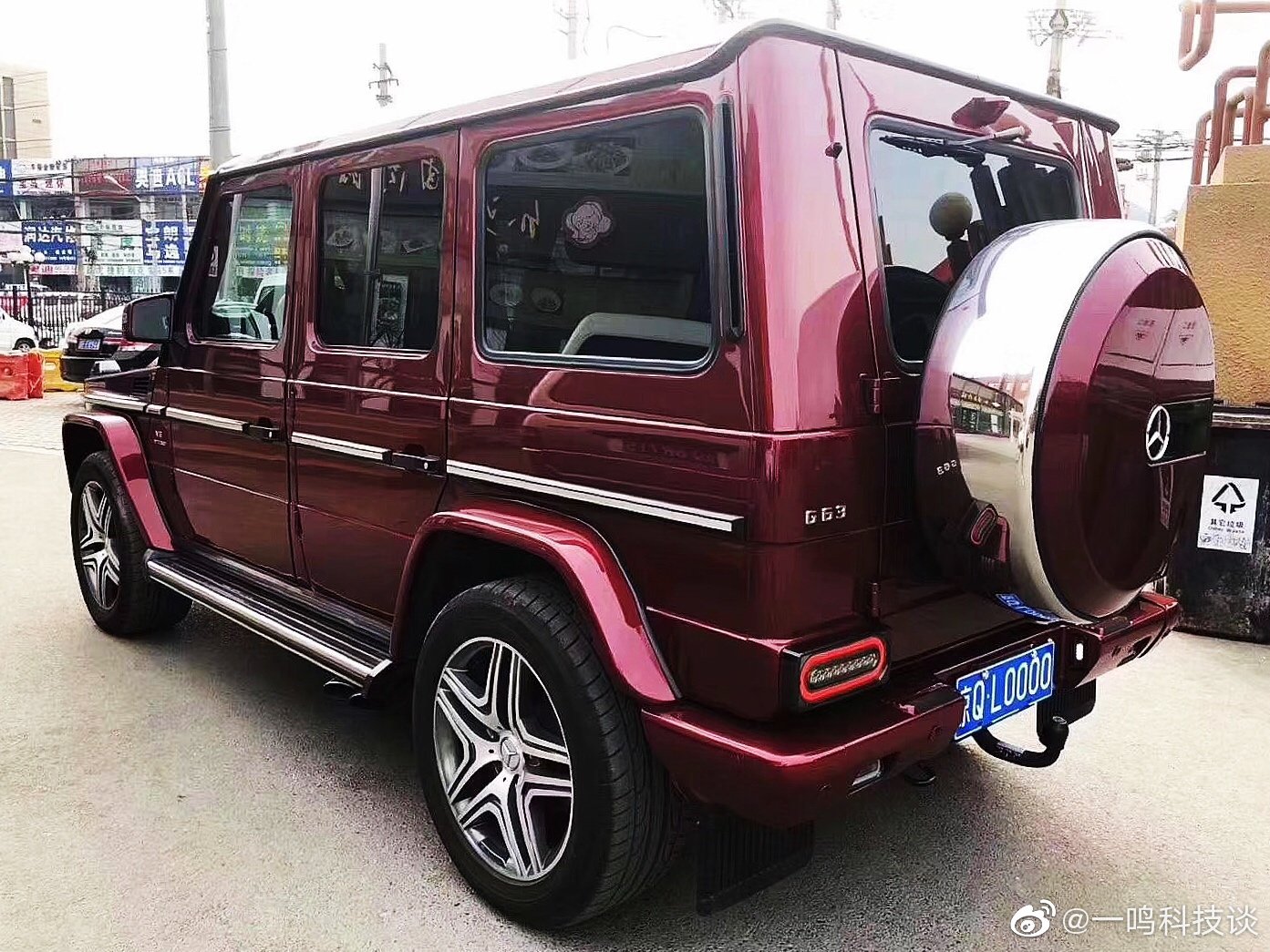 汽车美图抢先看：奔驰AMG G 63 酒红色限量版