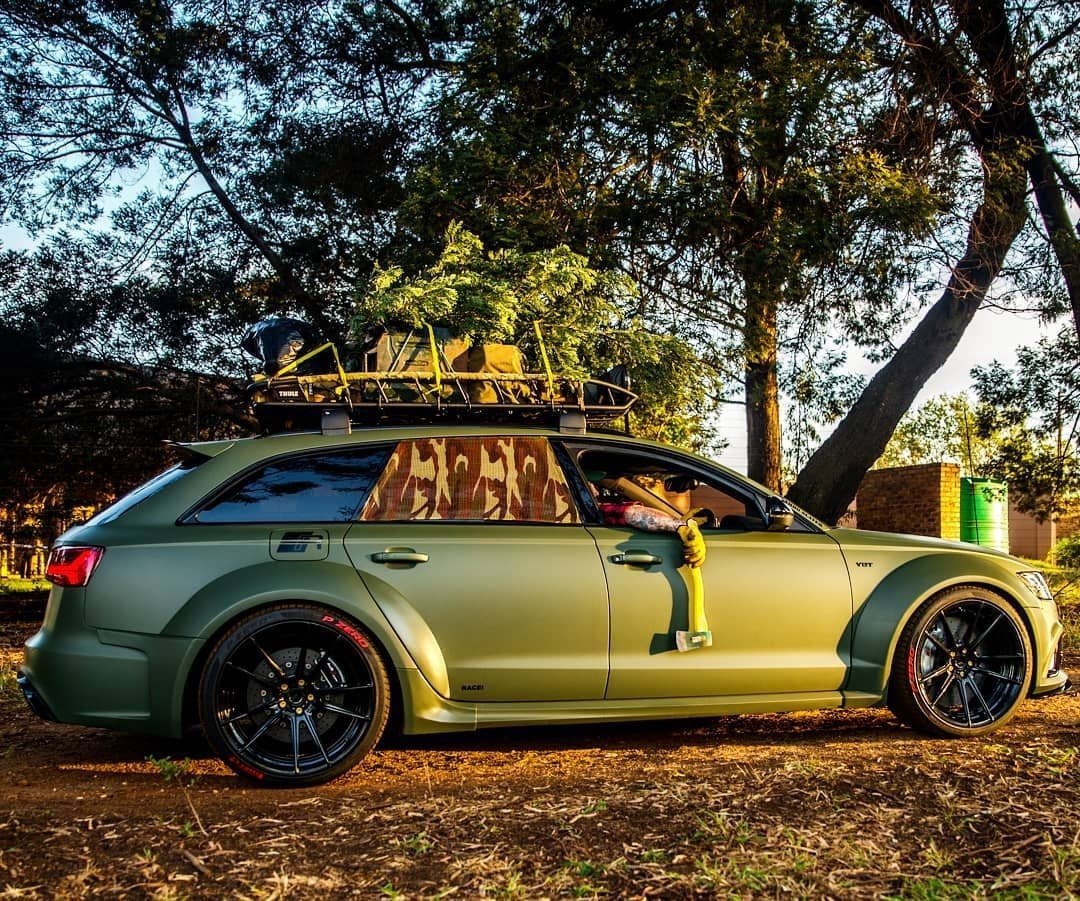 汽车美图抢先看：这样的奥迪RS6女车主…