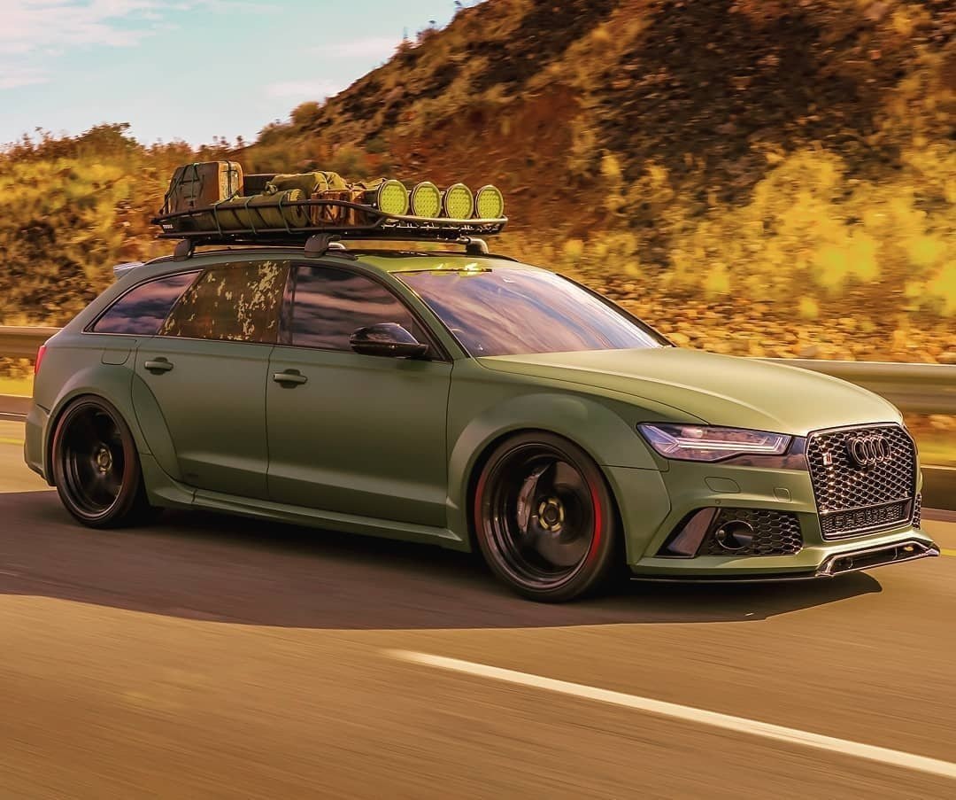 汽车美图抢先看：这样的奥迪RS6女车主…