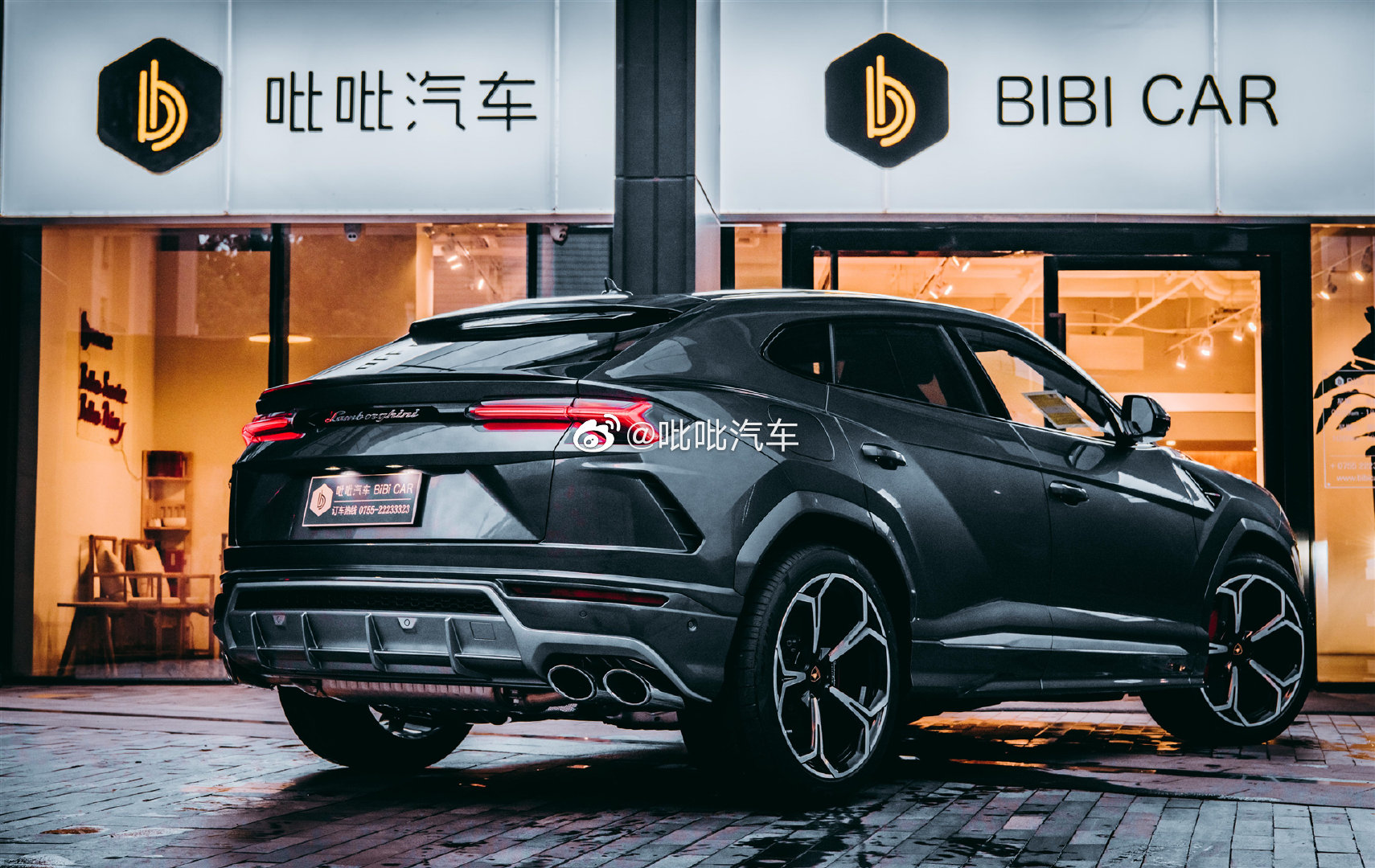 汽车美图抢先看：兰博基尼肥牛 动起来太帅了~