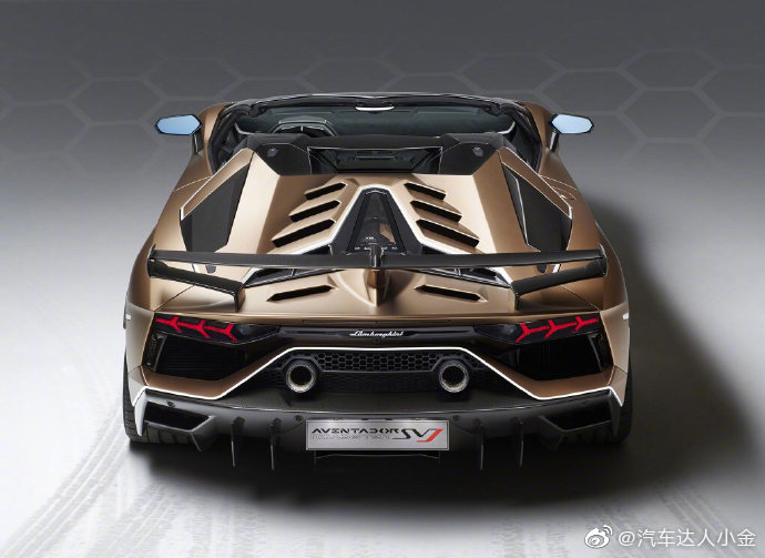 Aventador SVJ Roadster，外形就很酷炫，低调的铂金色。