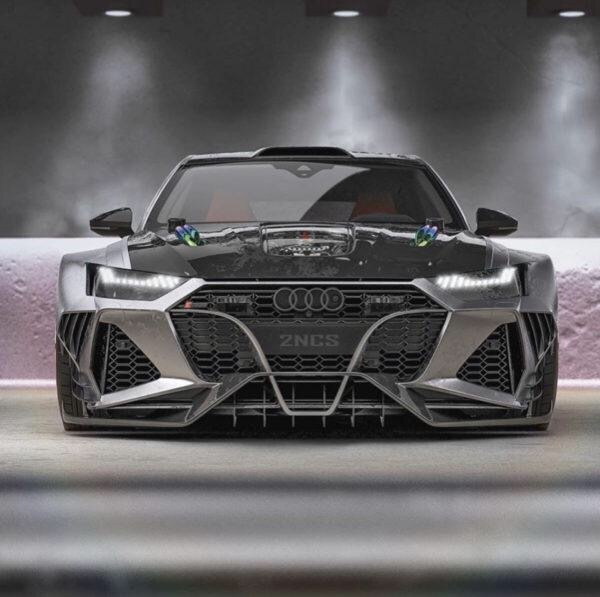 装了法拉利发动机说rs6，真正的战神！想要看看他开起来的样子。