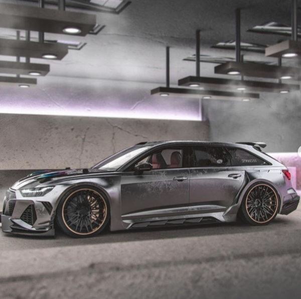 装了法拉利发动机说rs6，真正的战神！想要看看他开起来的样子。