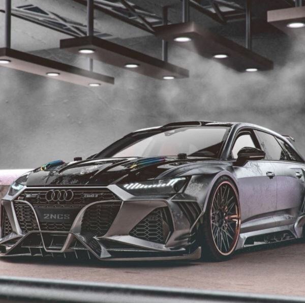 装了法拉利发动机说rs6，真正的战神！想要看看他开起来的样子。