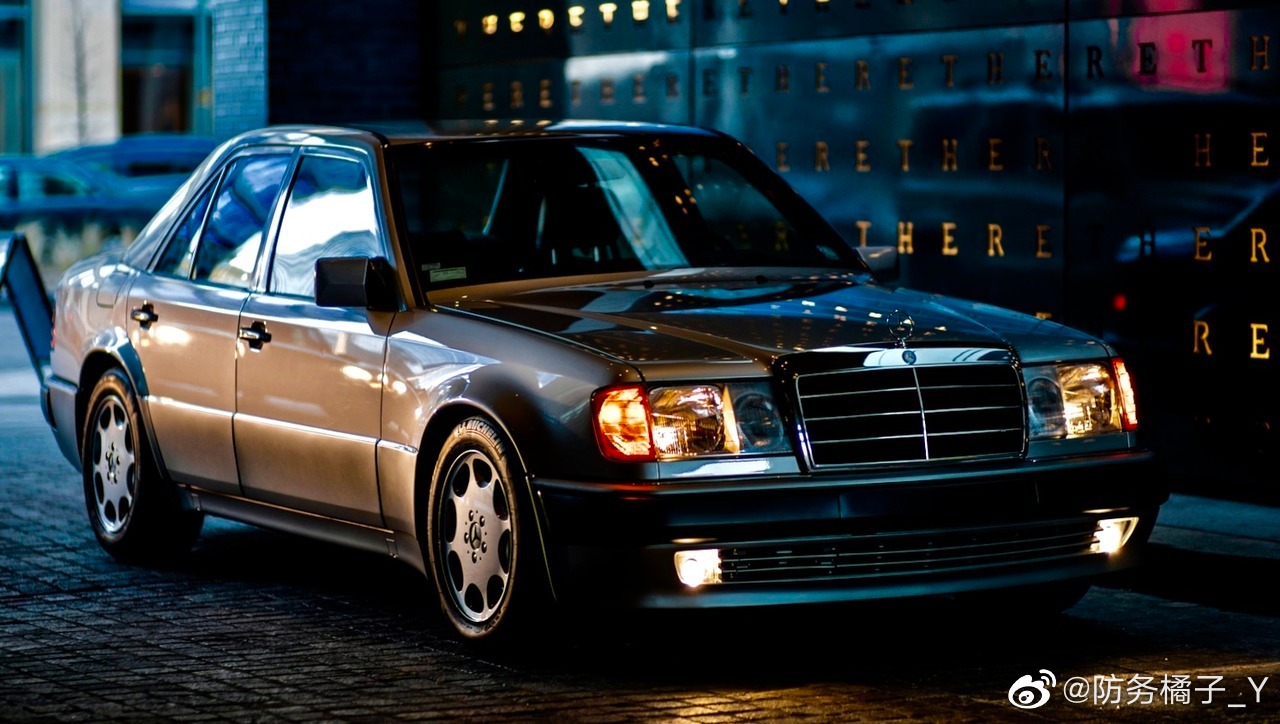 好看的汽车图片奔驰w124永不报废的经典