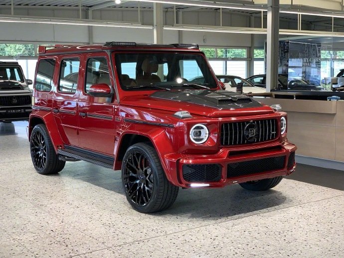 红色的巴博斯大G，罕见得很！