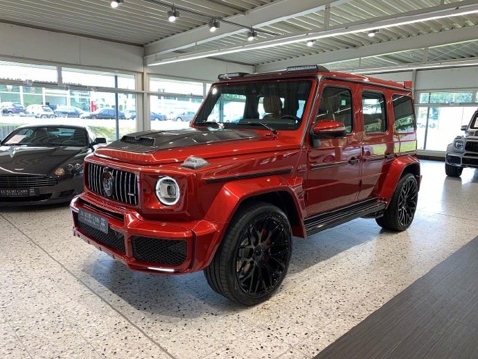 红色的巴博斯大G，罕见得很！