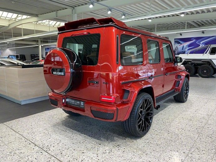 红色的巴博斯大G，罕见得很！