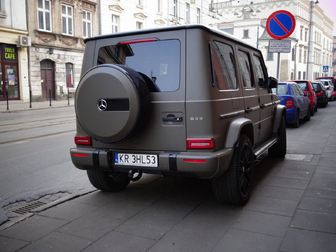 汽车美图抢先看：奔驰大G，完美大盒子