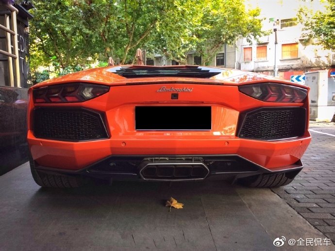 Aventador LP700  这款车的车头真的很牛