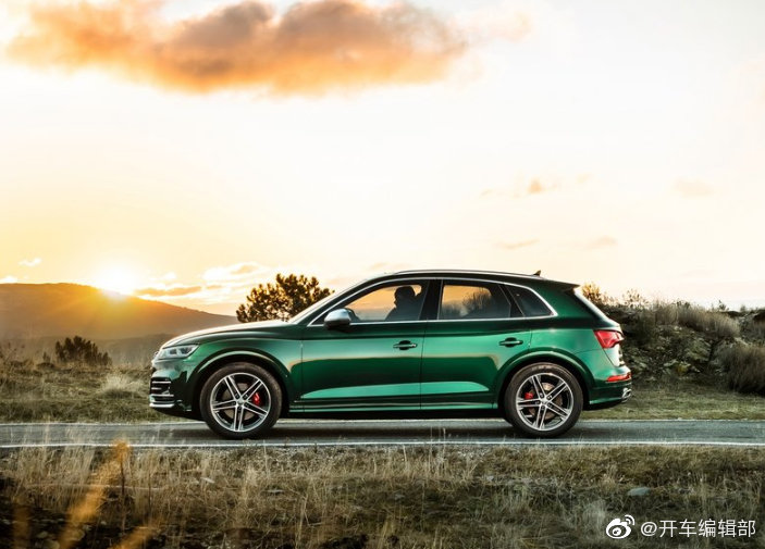 汽车美图大赏：Audi SQ5 TDI，低调的祖母绿