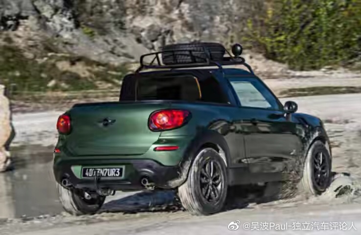 最个性的皮卡版宝马MINI亮相！1.6T动力+四驱
