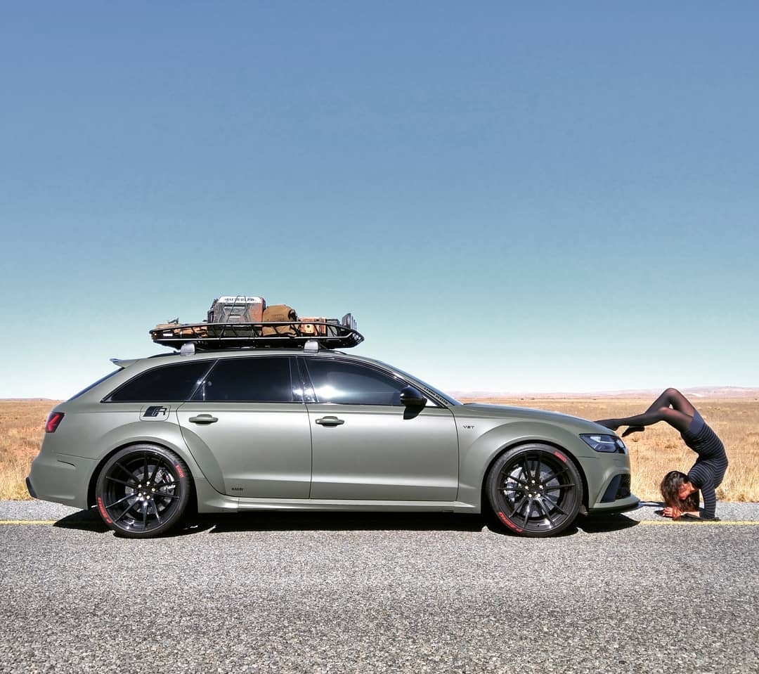 汽车美图抢先看：这样的奥迪RS6女车主…