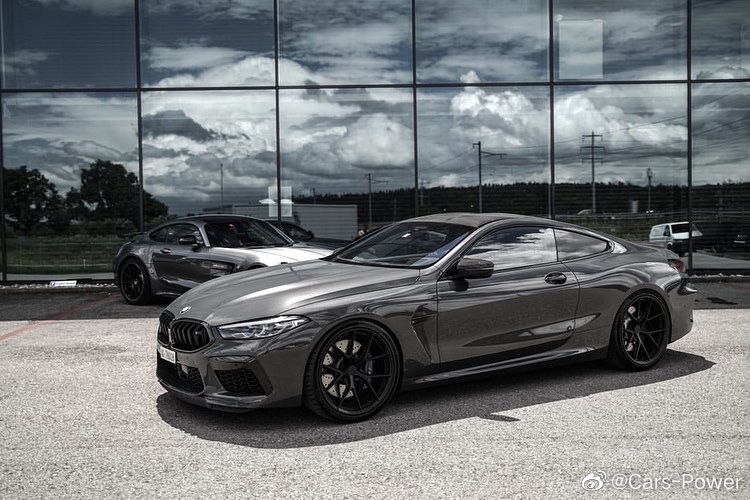 最低调最凶猛灰色大鲨鱼宝马m8雷霆版