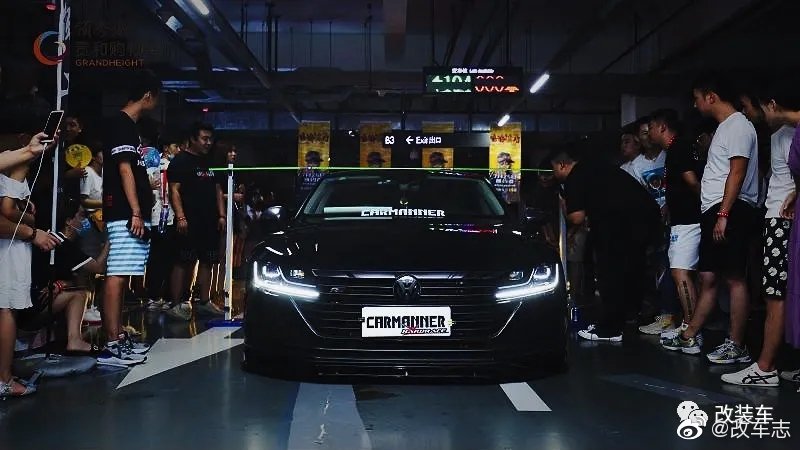 黑武士风格的大众CC，气动低趴之后成为前铲杀手