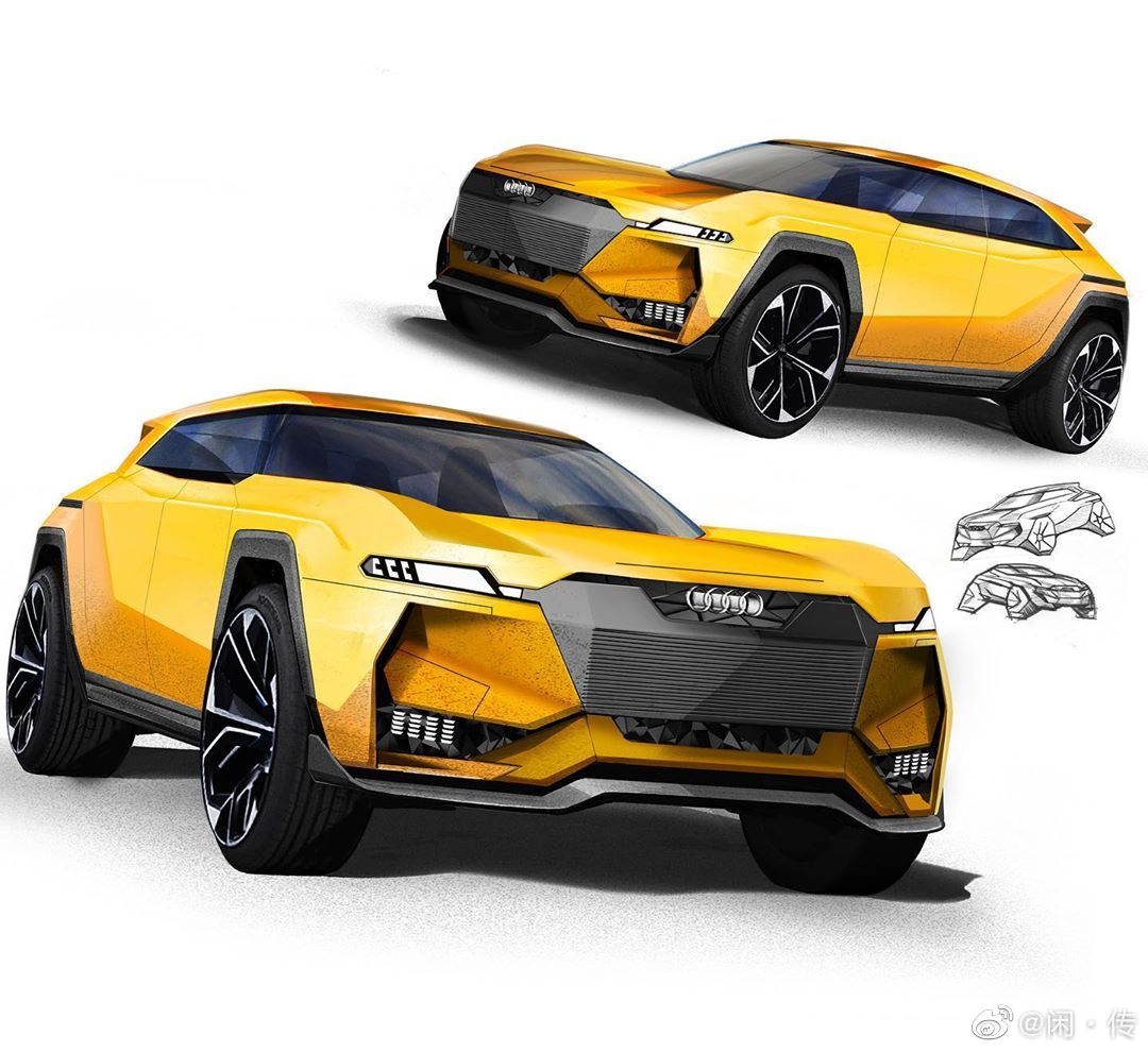 外形相当科幻大胆，全新一代奥迪Q5假想渲染图曝光