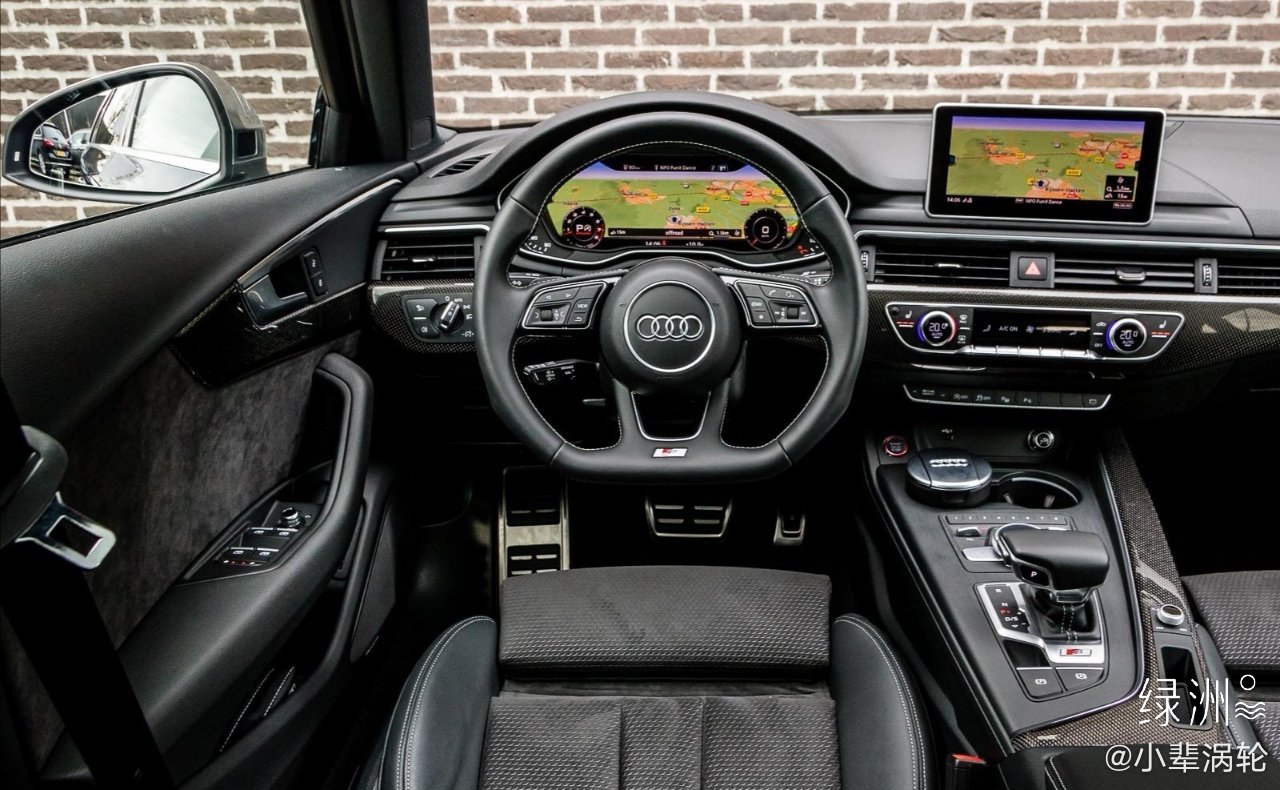 Audi S4 B9 Avant  旅行版空间更大