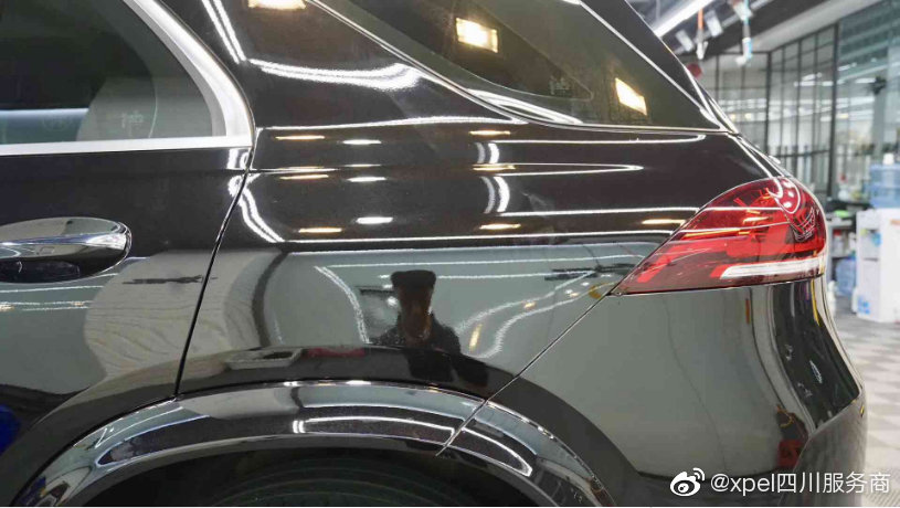 奔驰贴膜之后，真的好美！哈哈，xpel果然很强！