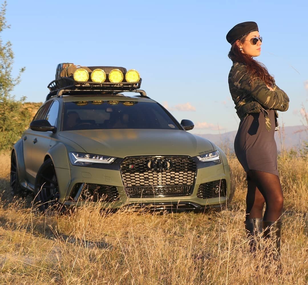 汽车美图抢先看：这样的奥迪RS6女车主…