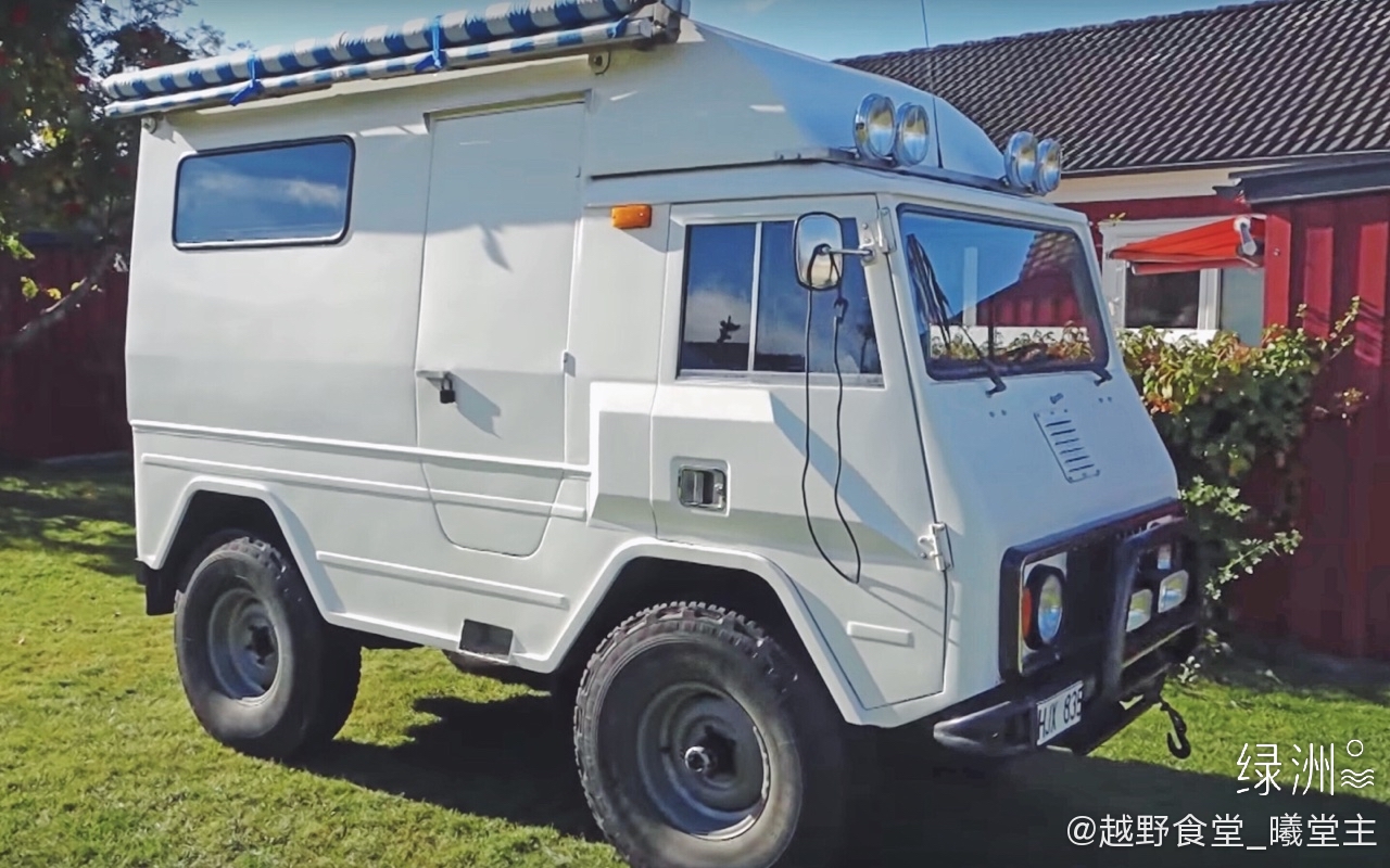 老爷子的沃尔沃C202简易小房车 老爷子的沃尔沃C202简易小房车