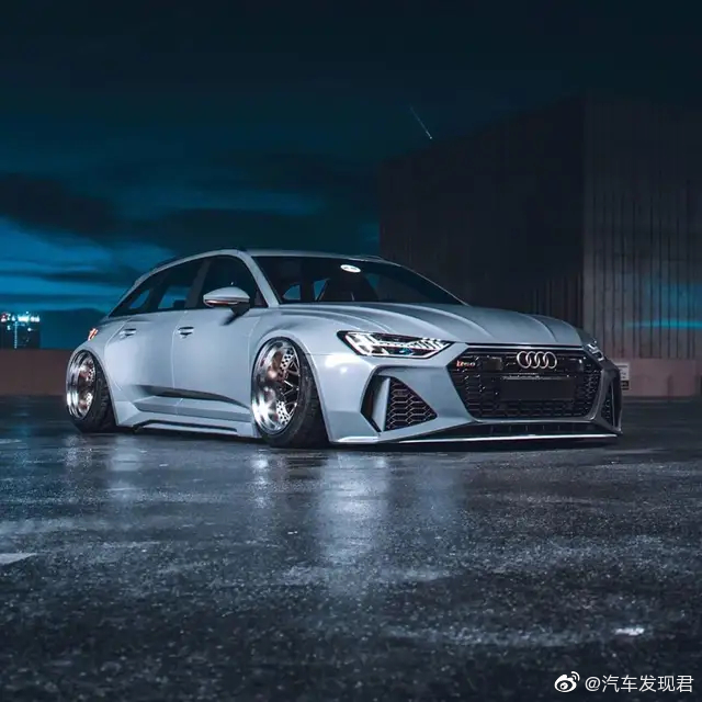 汽车美图大赏：宽体奥迪RS6大片，太夸张了