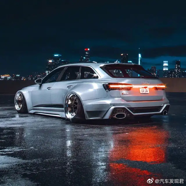 汽车美图大赏：宽体奥迪RS6大片，太夸张了