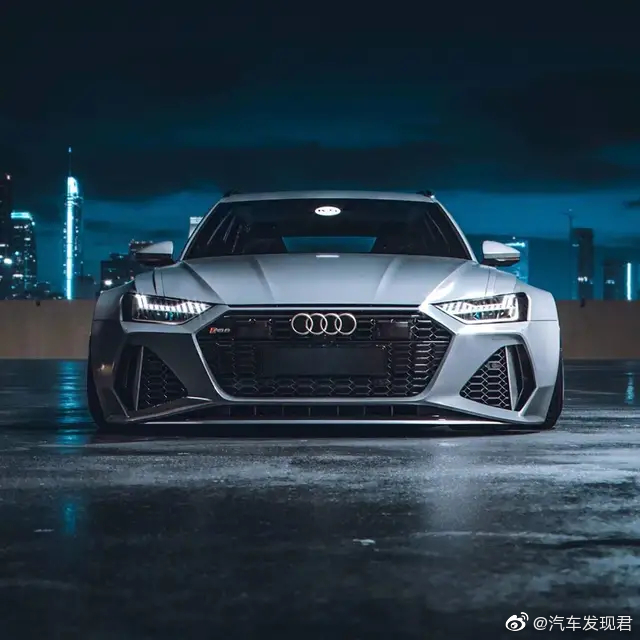 汽车美图大赏：宽体奥迪RS6大片，太夸张了