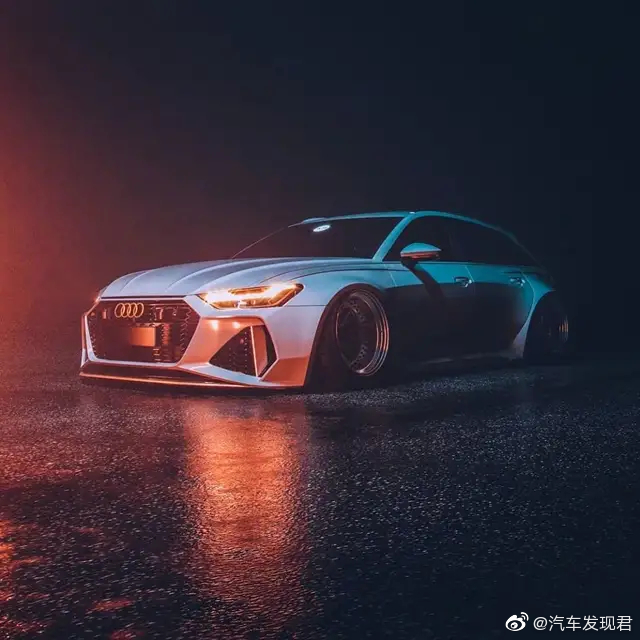 汽车美图大赏：宽体奥迪RS6大片，太夸张了