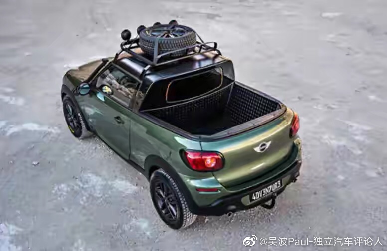 最个性的皮卡版宝马MINI亮相！1.6T动力+四驱