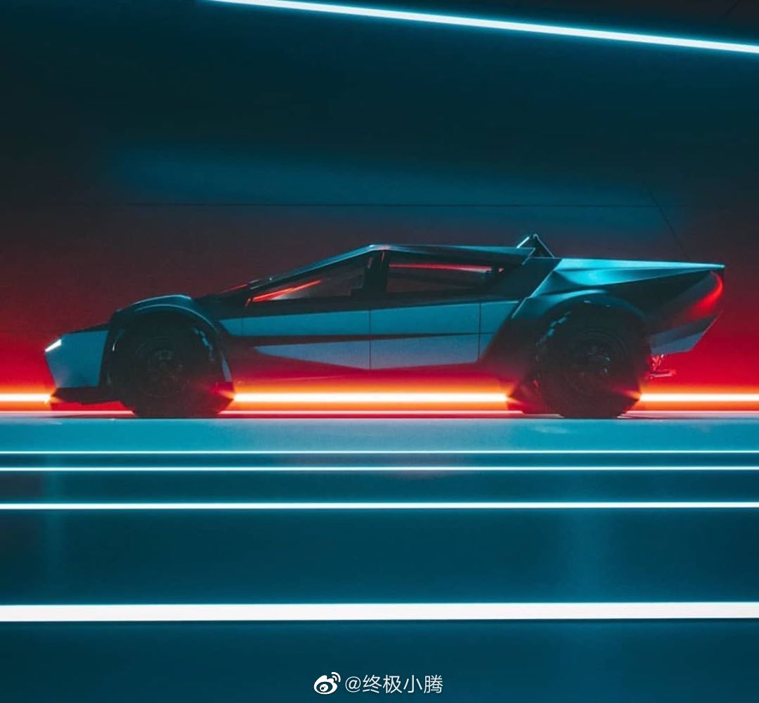 这个应该是我目前看到最帅的一版Tesla Cybertruck 了