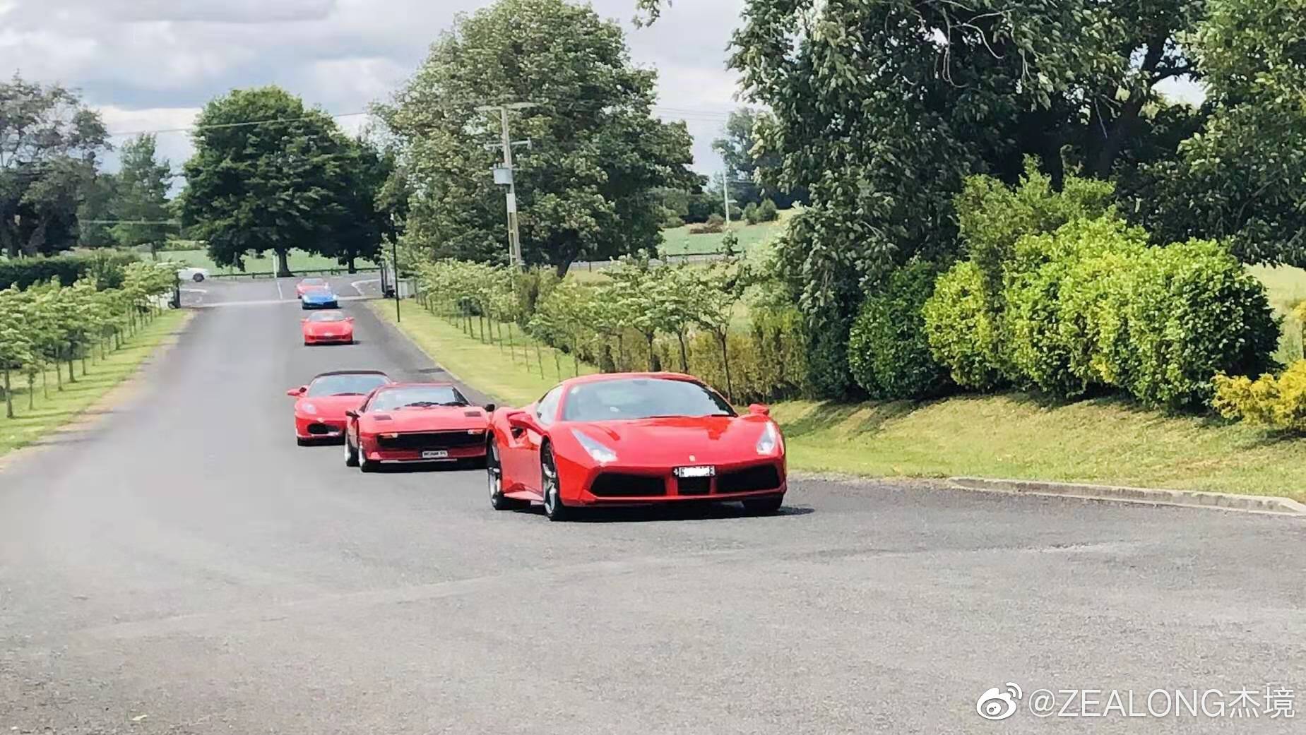 早安   法拉利车友会品春茶 体验速度与激情