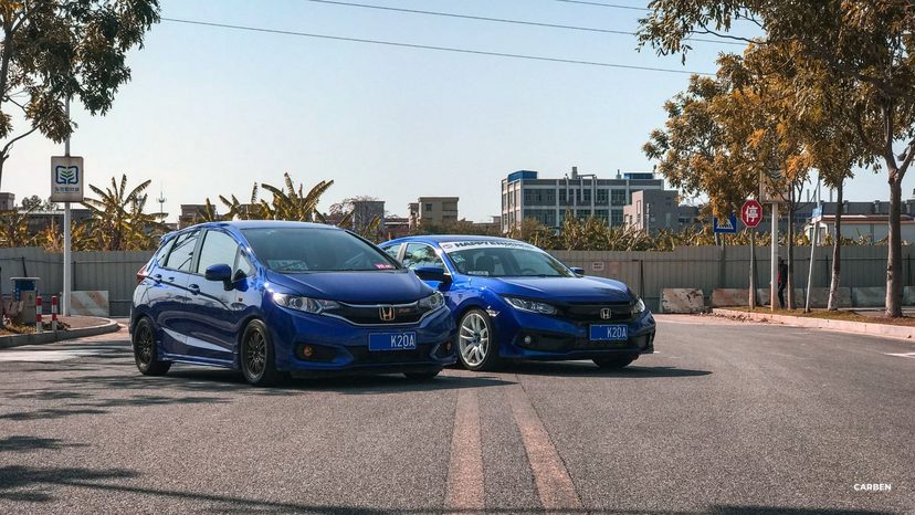 精美汽车图集：两位00后与他们的本田