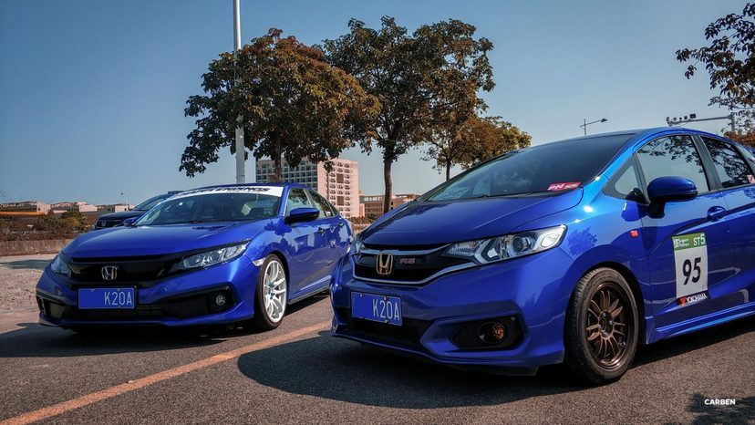 精美汽车图集：两位00后与他们的本田