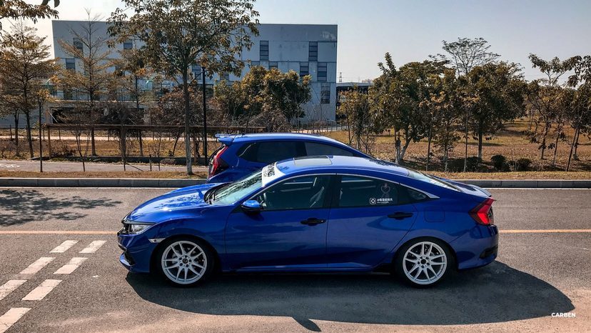 精美汽车图集：两位00后与他们的本田