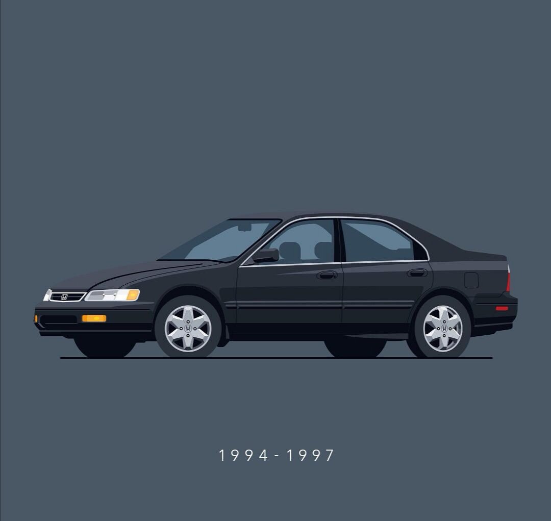 1-9代雅阁，10代图放不上了，你喜欢第几代？