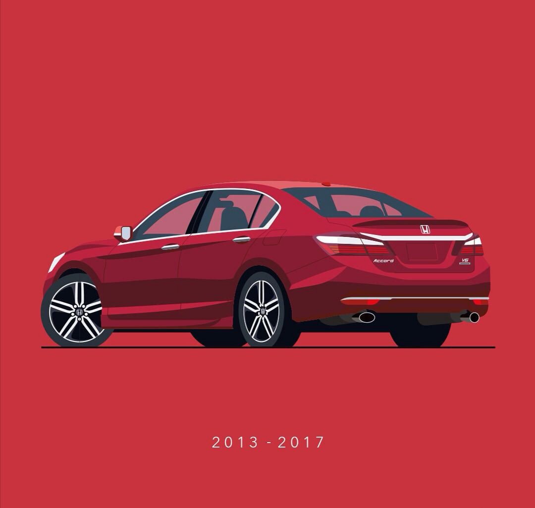 1-9代雅阁，10代图放不上了，你喜欢第几代？