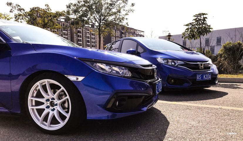 精美汽车图集：两位00后与他们的本田